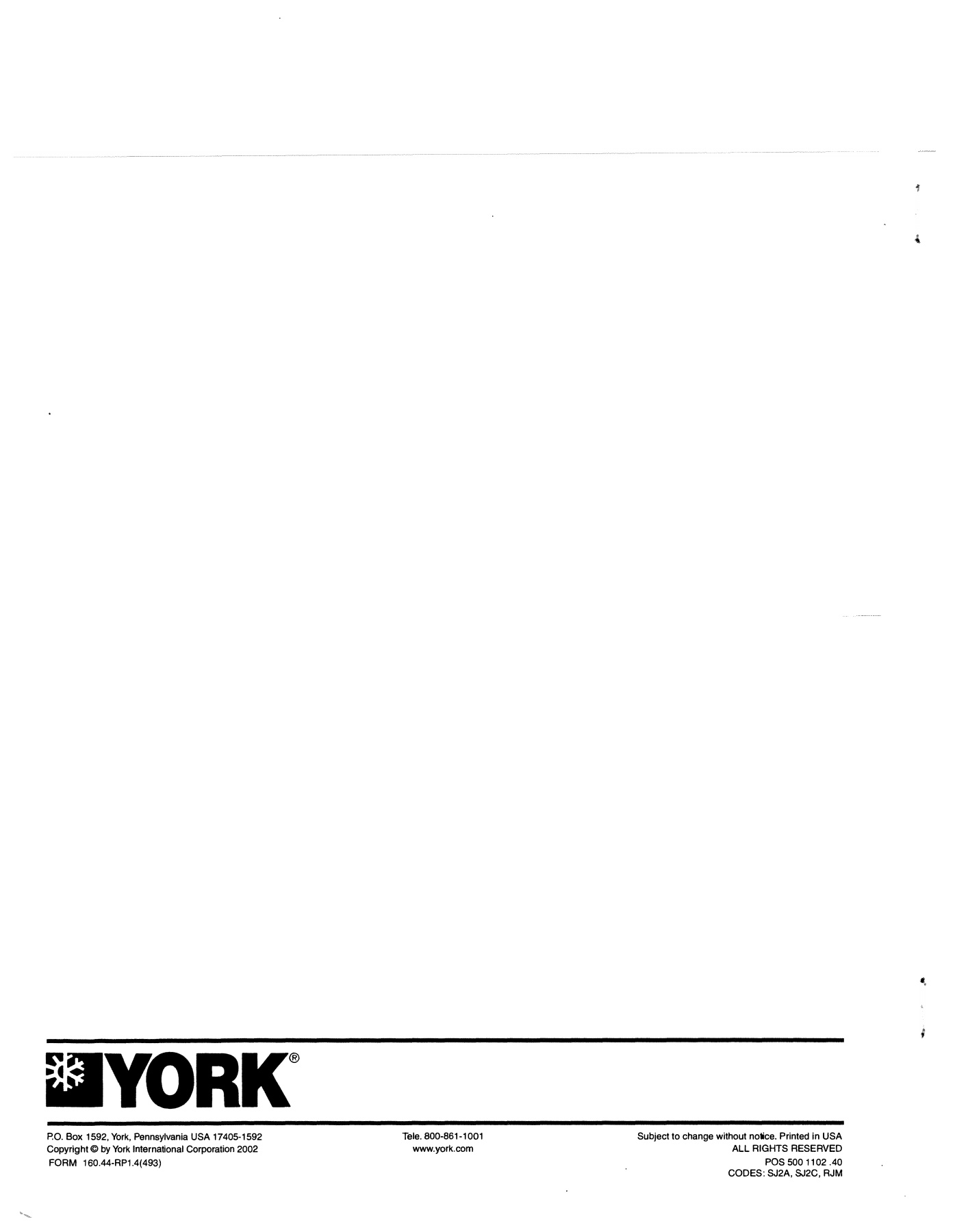 York - Catalog 160-44-RP1-4 - Page 0007