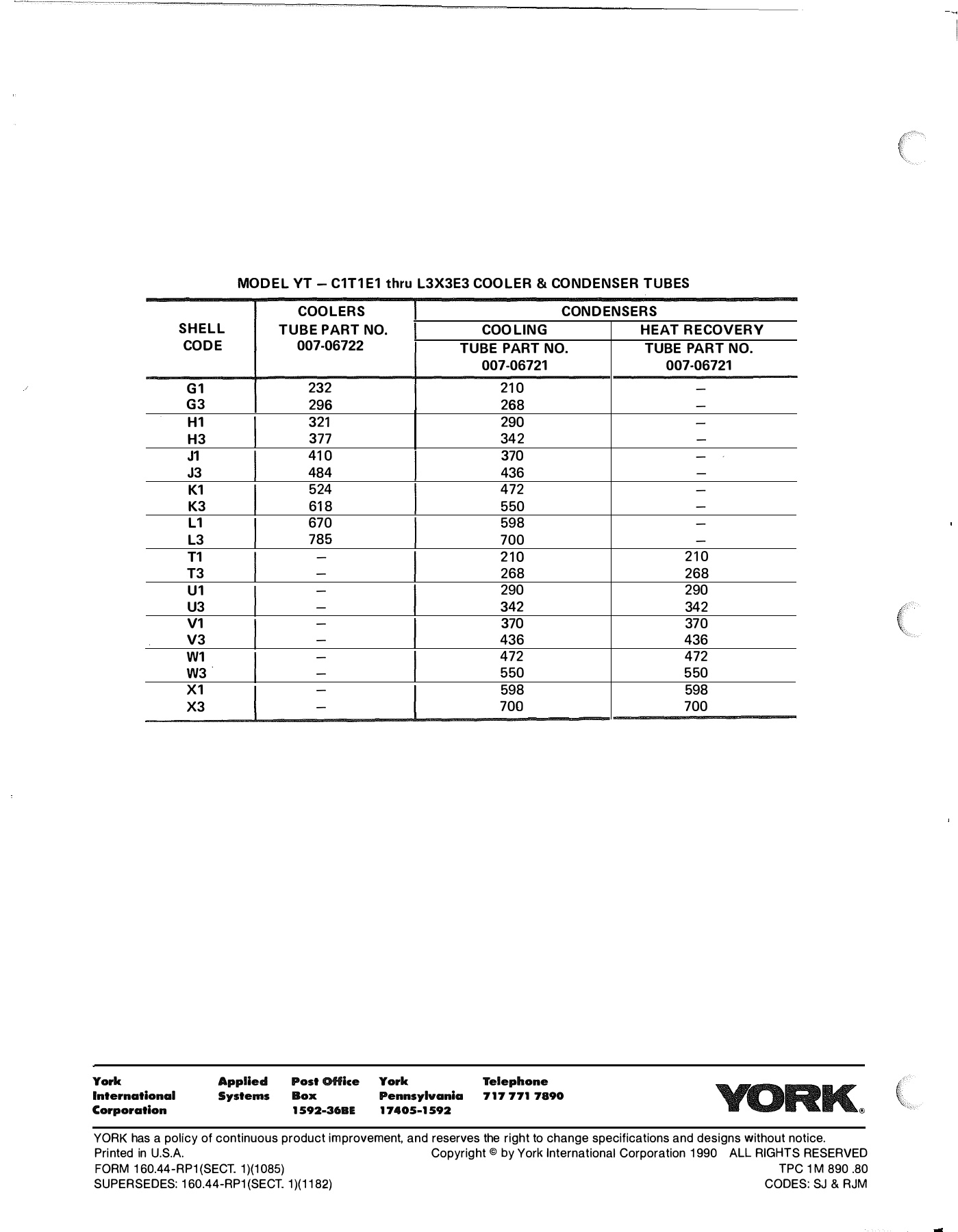 York - Catalog 160-44-RP1-SECT-1 - Page 0016