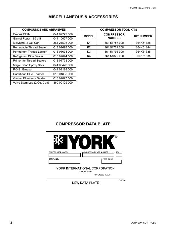 York - Catalog 160-73-RP5 - Page 0001