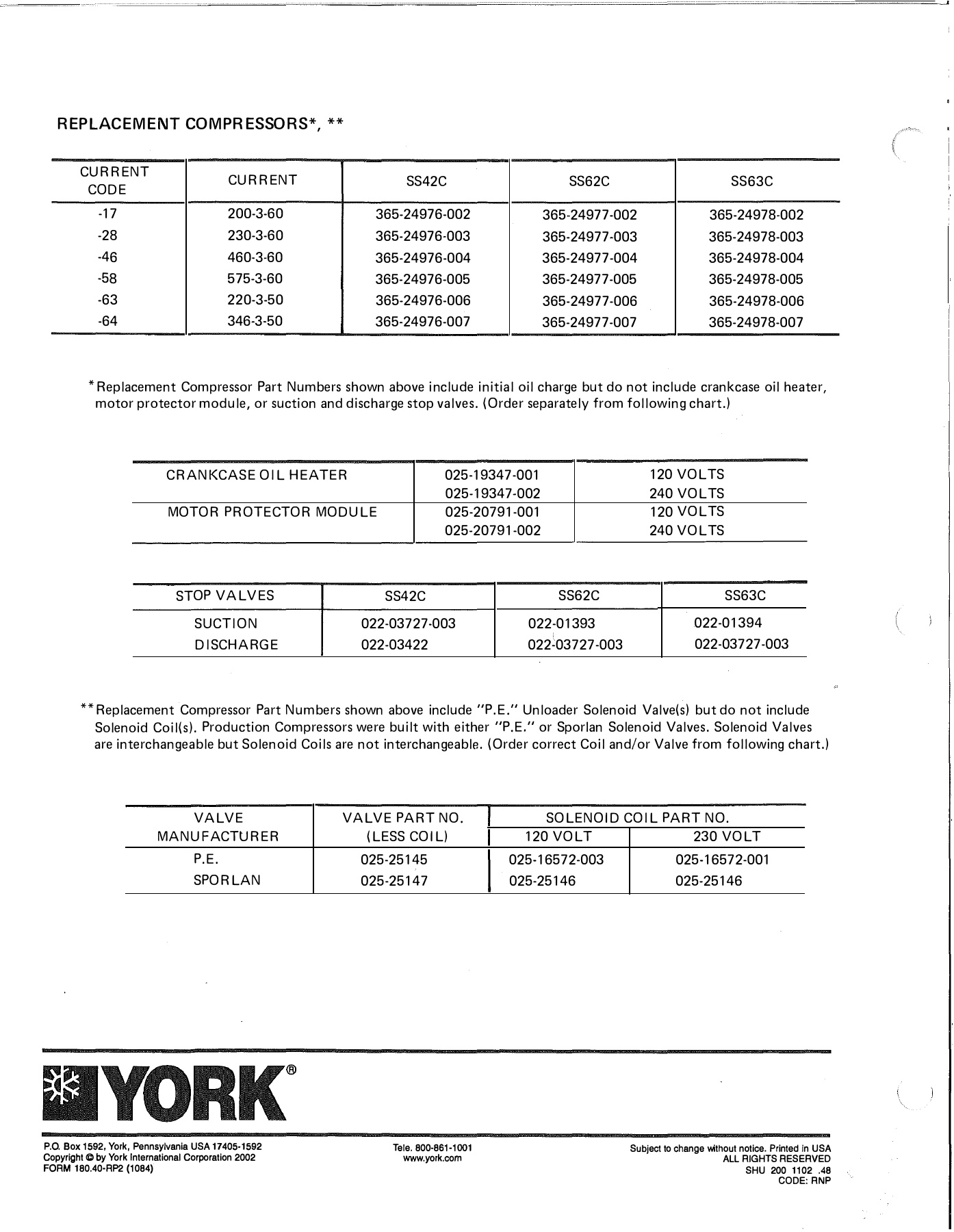 York - Catalog 180-40-RP2 - Page 0005