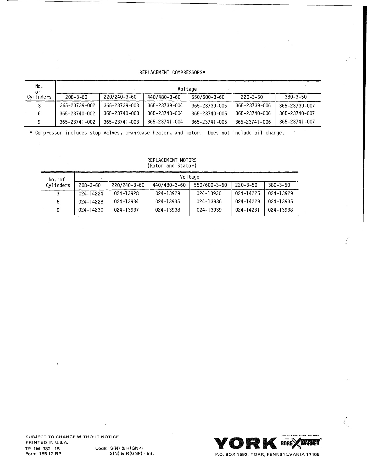 York - Catalog 185-12-RP - Page 0005
