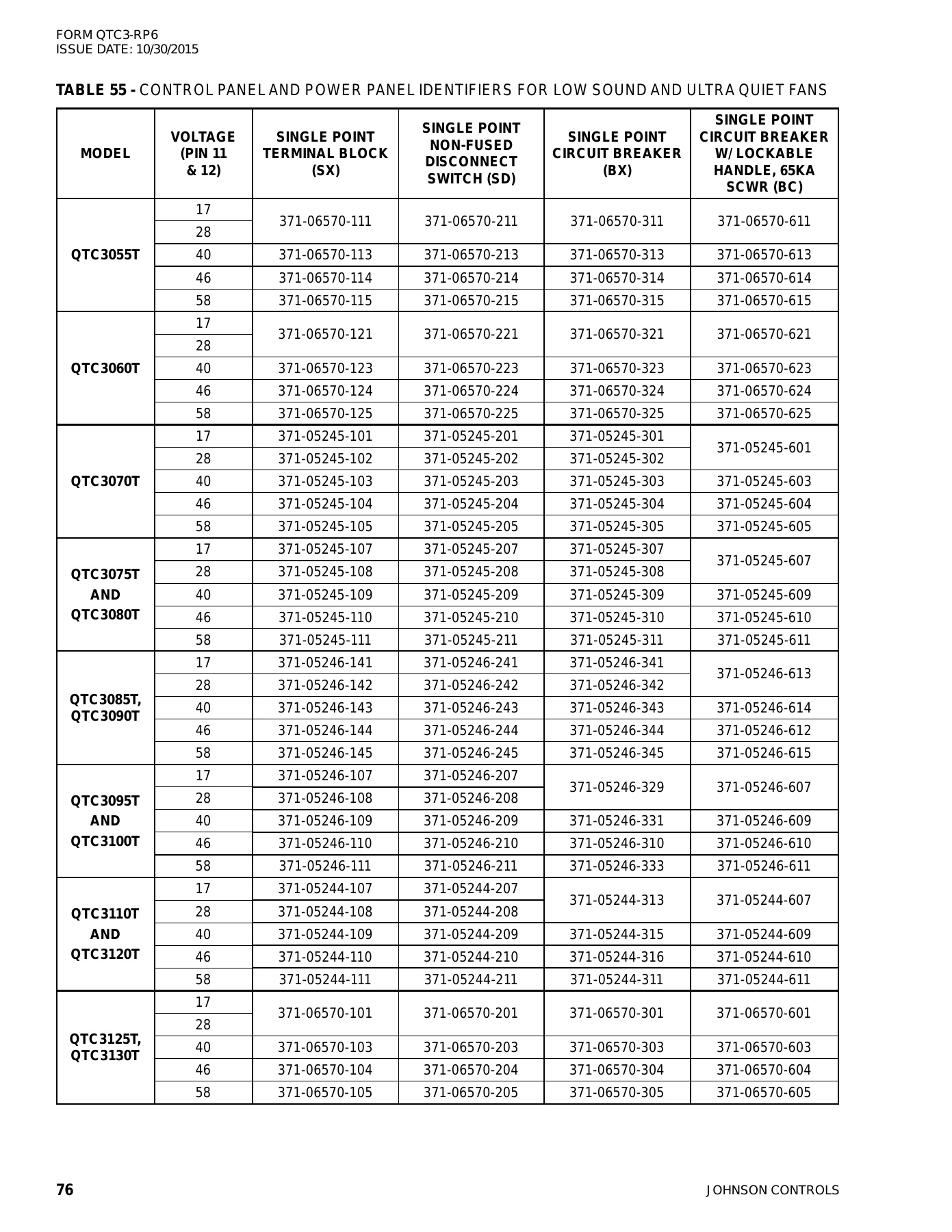 York - Catalog QTC3-RP6 - Page 0075
