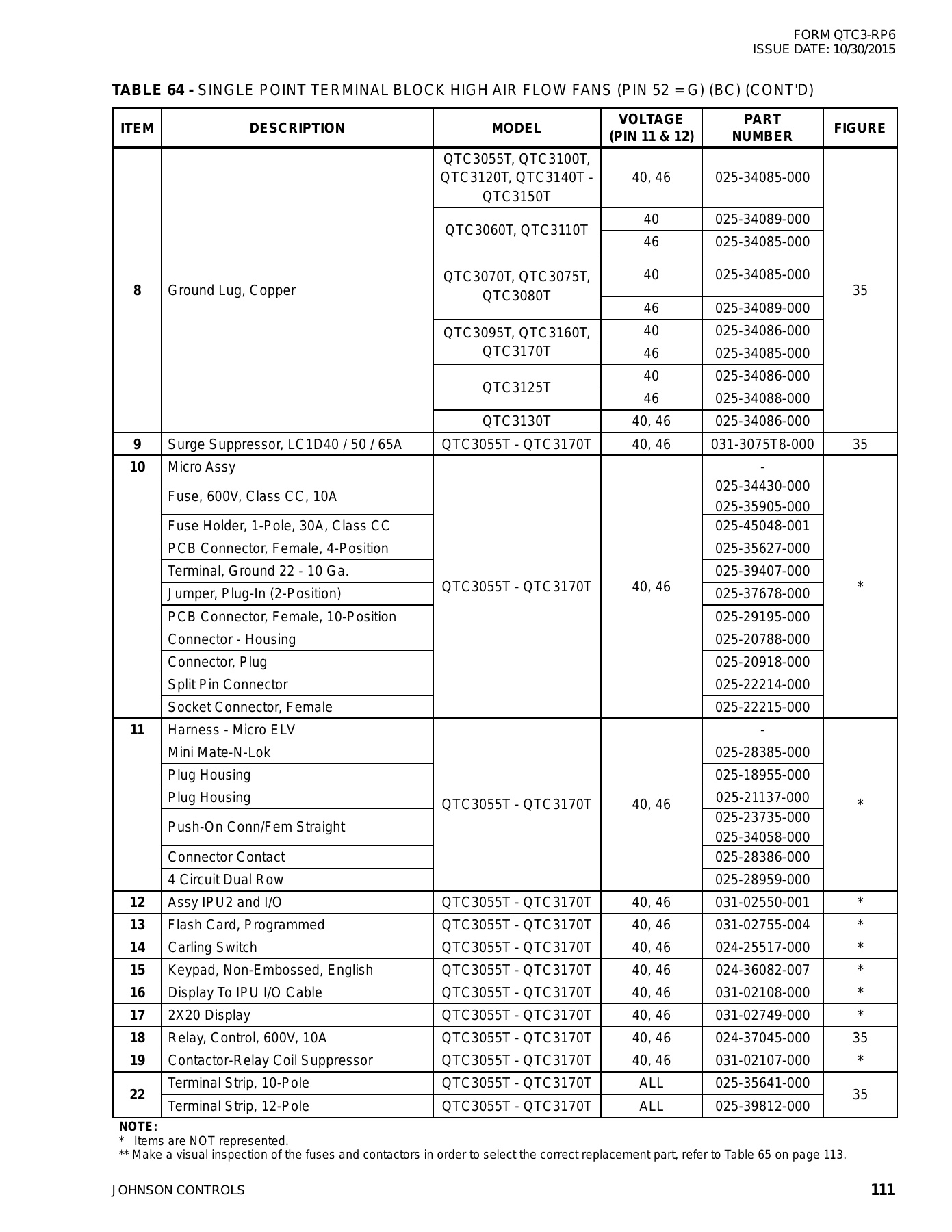 York - Catalog QTC3-RP6 - Page 0110