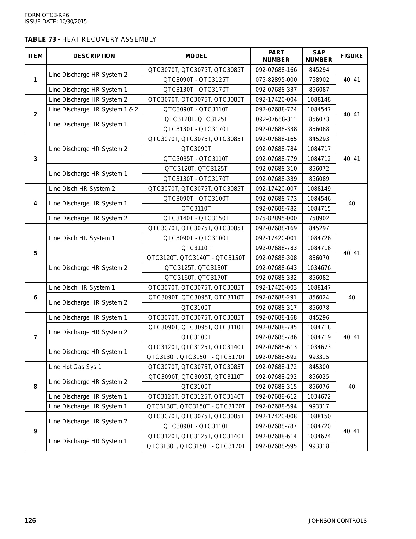 York - Catalog QTC3-RP6 - Page 0125