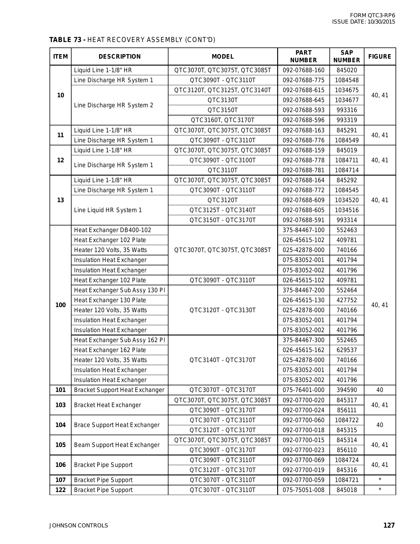 York - Catalog QTC3-RP6 - Page 0126