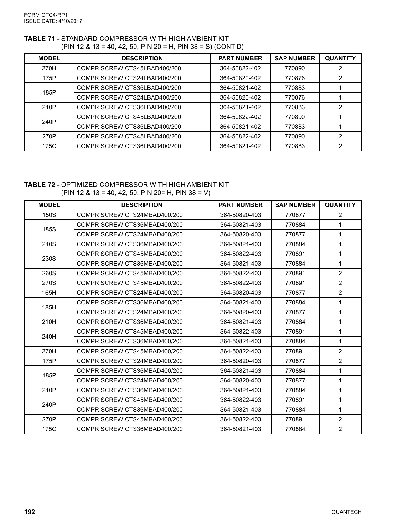 York - Catalog QTC4-RP1 - Page 0191